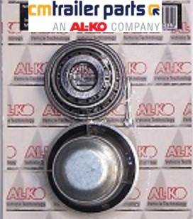 CM Wheel Bearing Kit 1500kg LM67048 & LM 11949 3 Lip Marine Seal, SS Retaining Ring & Split Pin