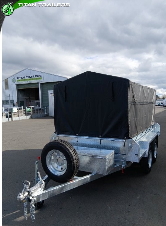 9x5 Hydraulic Tipping Trailer - Covered