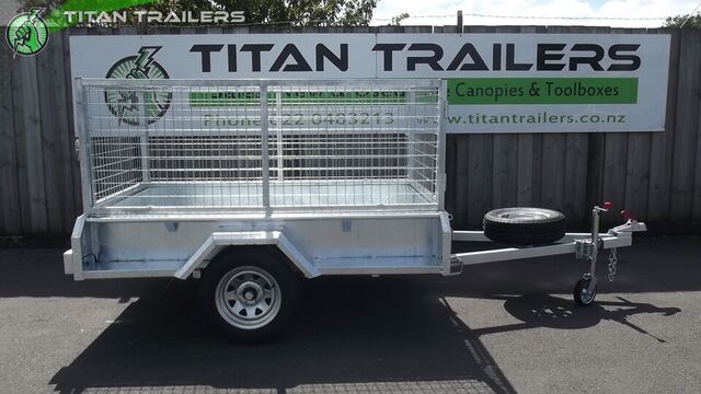 Titan 7x4 Single Axle Trailer