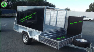 Titan 7x5 Single Axle Mower Trailer