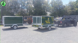 Titan 7x5 Single Axle Mower Trailer