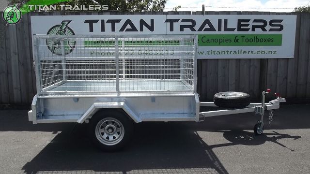 Titan 7x4 Single Axle Trailer