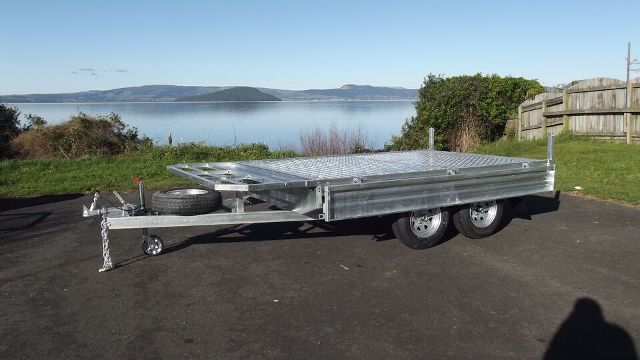 Titan 12x7 Flat Deck Trailer